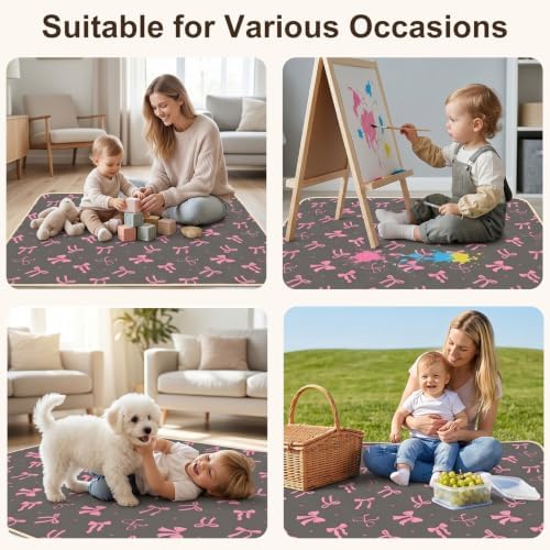 Basumee Splat Mat for Under High Chair, Waterproof & Mess-Proof Floor Mat - Image 6