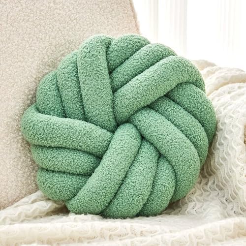 Uvvyui Knot Pillows, 14 Inch Decorative Throw Pillows Round Pillows Cushion by Uvvyui