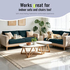 8Pcs Outdoor Cushion Covers, Stretch Patio Furniture Couch Chair Slipcovers - Image 4