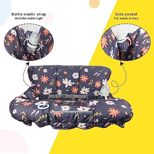 Shopping Cart Cover for Baby/Toddler, Cozy High Chair Cover & Grocery cart - Image 4