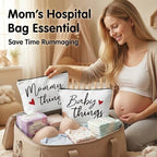 Best Expecting Mom Gifts, Mommy And Baby Canvas Pouch Set, New Mother Keepsake - Image 5
