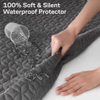 100% Waterproof Noiseless & Breathable King Size Mattress Protector - Image 2