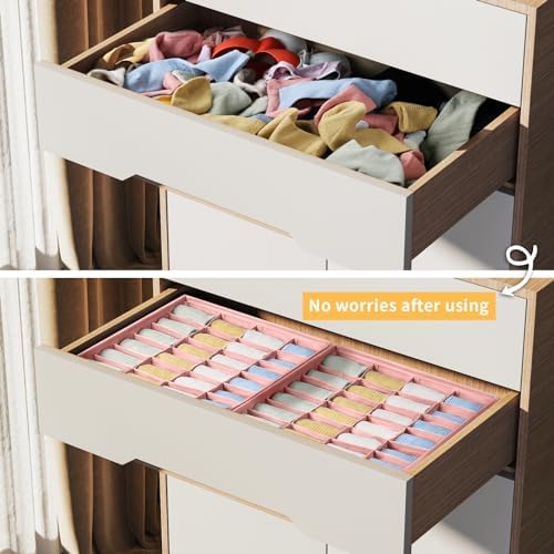 Joyoldelf Sock Organizer Drawer Organizer - Image 6