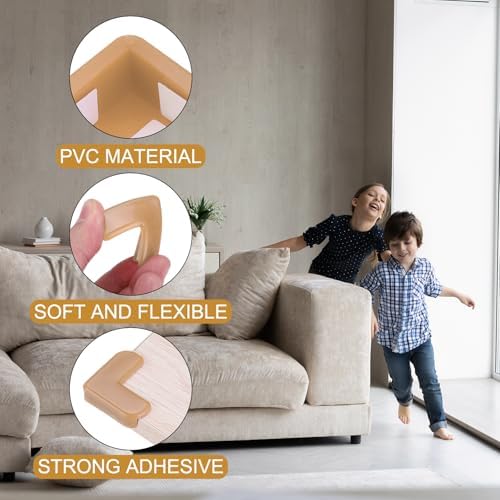 uxcell Corner Protectors, Furniture Corner Guard and Edges Safety Bumpers - Image 3