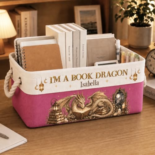 Custom Book Storage Basket - Image 2