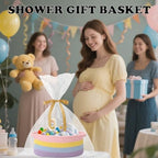 Woven Rope Basket, Baby Gift Basket - Image 6