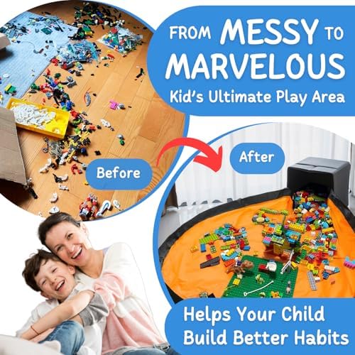 XL Toy Storage Organizer with Play Mat - Image 2