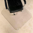 Crystal Clear 1/5" Thick 54" x 32" Heavy Duty Hard Chair Mat, Can be Used on - Image 3