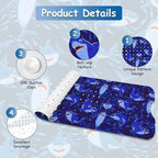 Non Slip Bathtub Mat, Extra Long Shark Bath Mat - Image 4