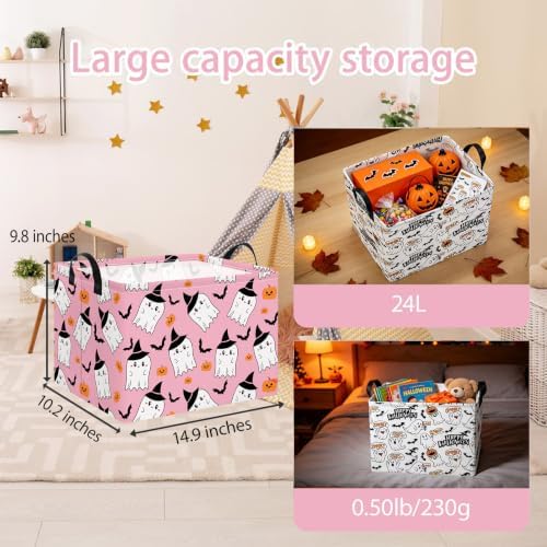 NTAO Gift Storage Basket Empty for Halloween, Storage Bin - Image 2
