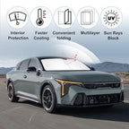 TINGLU Sun Shade for Kia K4 2025 2026 Accessories Windshield Sun Shade Window - Image 5