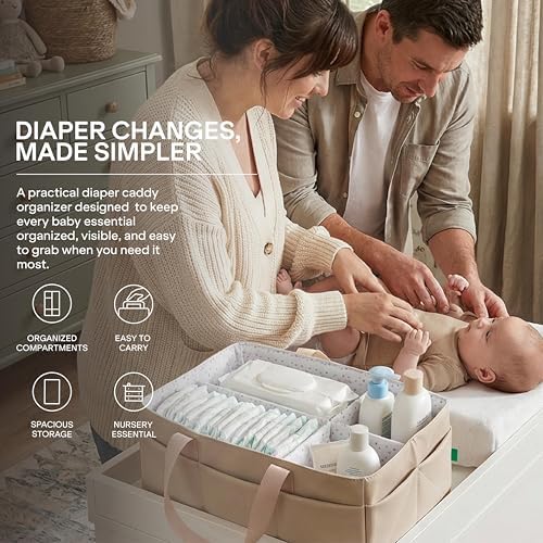 Koala Babycare Baby Diaper Caddy Organizer - Image 2