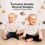 KeaBabies 8-Pack Organic Baby Bibs - Image 6