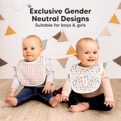 KeaBabies 8-Pack Organic Baby Bibs - Image 6