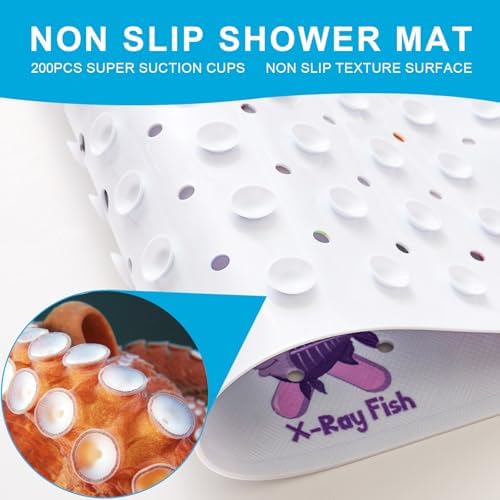 XIYUNTE Bath Mat for Tub Non Slip Bathtub Mat Non Slip 40x16 Baby Bath Mat - Image 3