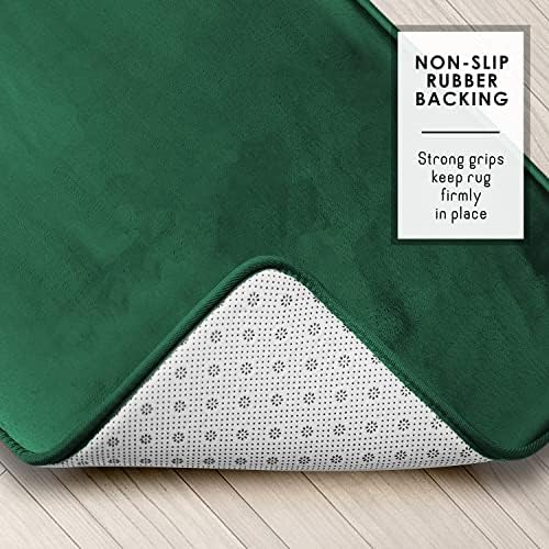 Clara Clark Bathroom Rugs, Velvet Memory Foam Bath Mat, Machine Washable Bath - Image 5