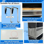 over the door organizer, Solid Bamboo Board 6-Tier Heavy Duty 75LB, 12 Side - Image 4