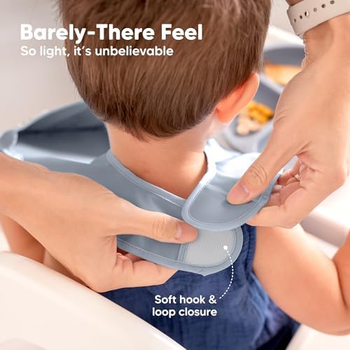 KeaBabies 3-Pack Waterproof Baby Bibs - Image 4