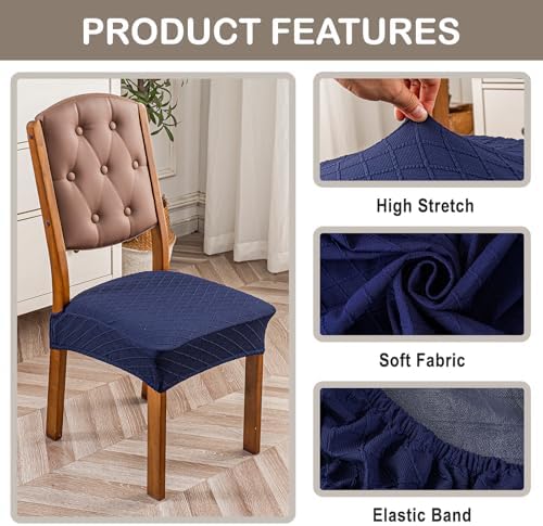 Genina Waterproof Chair Covers for Dining Room - Image 3