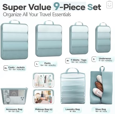 Veken 9/11 Set Compression Packing Cubes - Image 2