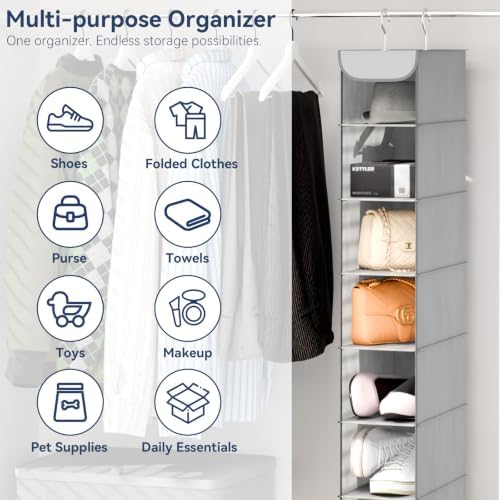 Whitmor Hanging Shoe Organizer, 8 Shelves-Hanging Closet Organizer, Hanging - Image 5