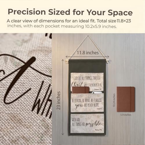 IAXIC Canvas Wall Hanging Organizer - Image 3