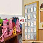Over Door Hanging Water Bottle Holder Cup Organizer - Image 4
