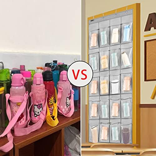 Over Door Hanging Water Bottle Holder Cup Organizer - Image 4