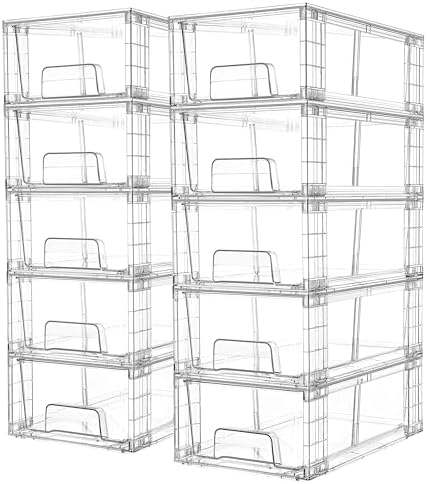 Vtopmart 10 Pack Stackable Clear Drawer by Vtopmart