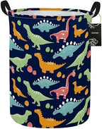 ESSME Dinosaur Laundry Basket Storage Bin large Collapsible Canvas Waterproof by ESSME
