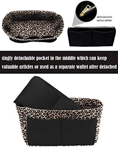 LEXSION Felt Purse Organizer Insert, Tote Bag Shaper Dividers - Image 2