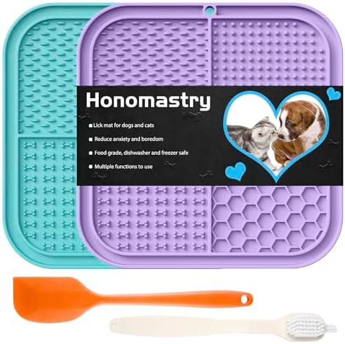 Lick Mat for Dogs, Premium Lick Pad by Honomastry