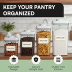 Bop Top Airtight Food Storage Containers | Pop-Top Lid | 16.5 Cups / 135 Oz - Image 5