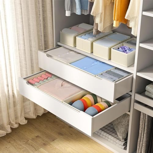 DIMJ Drawer Organizer Clothes, 24 Pack Dresser Organizer, Foldable Closet - Image 5