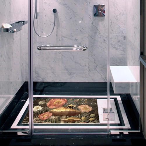 Bath Tub Shower Mat, Washable Bathtub Floor Mats, Suction Cups and Drain Holes - Image 6