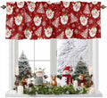 Vandarllin Christmas Kitchen Curtains Valances by VandarllinHomeKitchenDecor