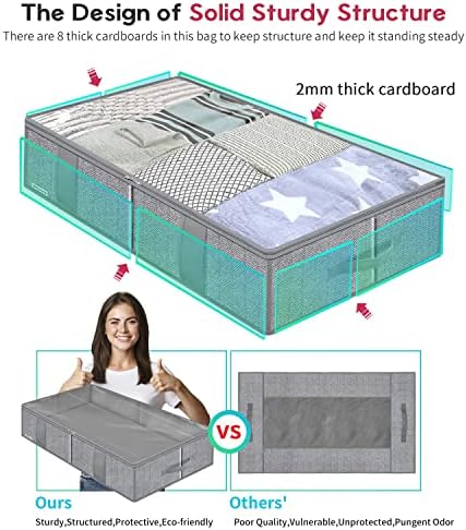 Onlyeasy Breathable Under Bed Storage Bags - Image 4