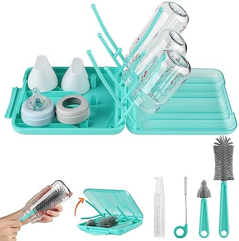 YomauiYee 6 in 1 Bottle Brush Set, Bottle Cleaner Brush Kit by MothersMust-haveGiftsList