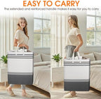 3 Pack Large Laundry Baskets, Laundry Hampers, Freestanding Waterproof - Image 6