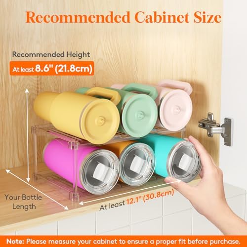 Lifewit Stackable Water Bottle Organizer - Image 3