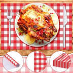 Lincia 100 Pcs Checkered Paper Placemats, 11 x 17 Inch - Image 6