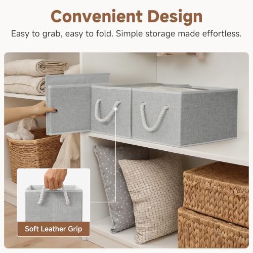 StorageWorks Storage Baskets for Shelves, Closet Organizers and Storage Bins - Image 3