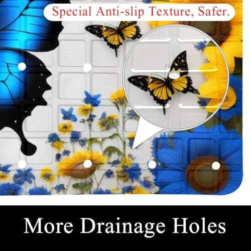 Baby Bath Mat Non Slip 26.8"x15.1" Bathtub Mat - Image 2