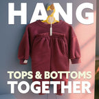 HASHI Baby Clothes & Pants Clips, Non-Slip Hanger Clips - Image 2