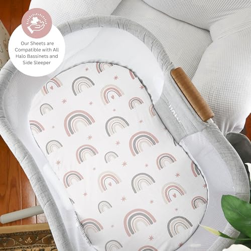 TansyPanda Muslin Halo Bassinet Sheets - Image 2