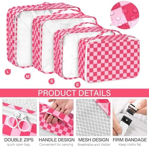 KPX 8 Set Packing Cubes for Travel, Luggage Packing Organizers Accessories - Image 3