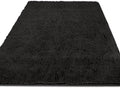 Yeaban Chenille Black Bathroom Rug 36"x60", Non-Slip Rubber Backing by Yeaban