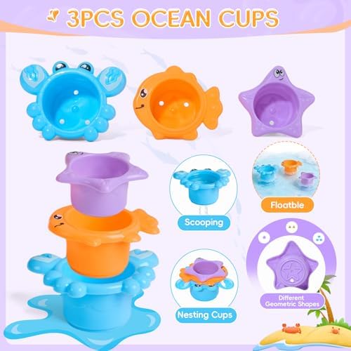 Mold Free Bath Toys | Easy Clean & Fun Baby Bath Toys - Image 4