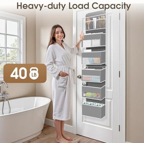 1Pack Over The Door Organizer Large Capacity Hanging Storage Room Organizer - Image 5