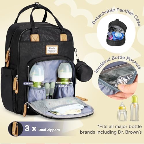 RUVALINO Baby Diaper Bag Backpack - Image 2